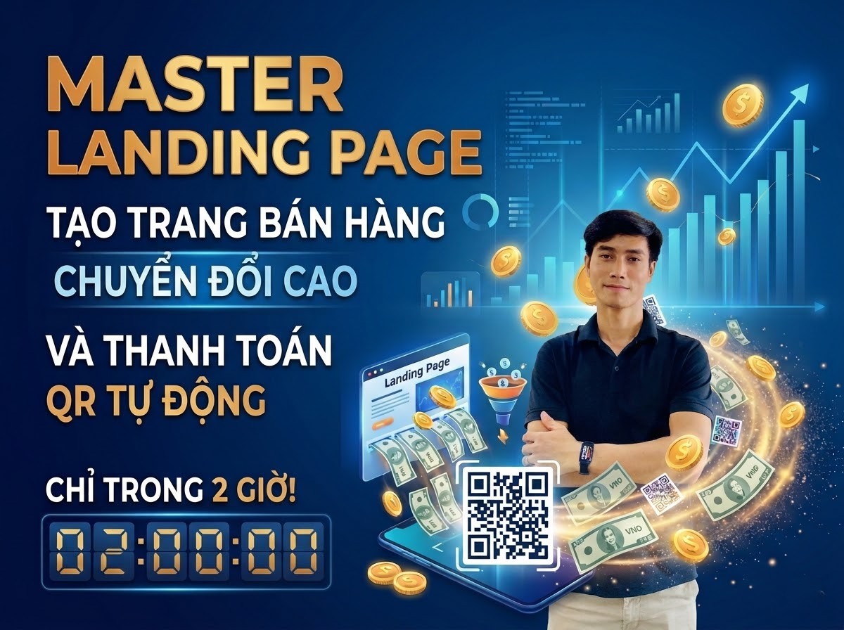 Khóa học Master Landing Page – TRONGMKT Khóa học Master Landing Page – TRONGMKT