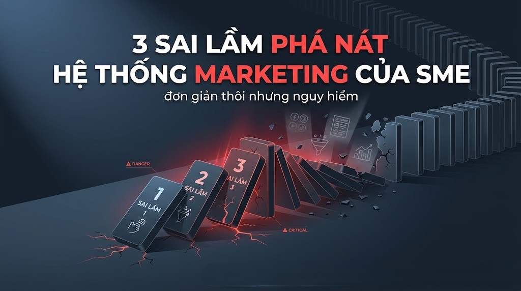 3 sai lầm phá nát hệ thống marketing sme