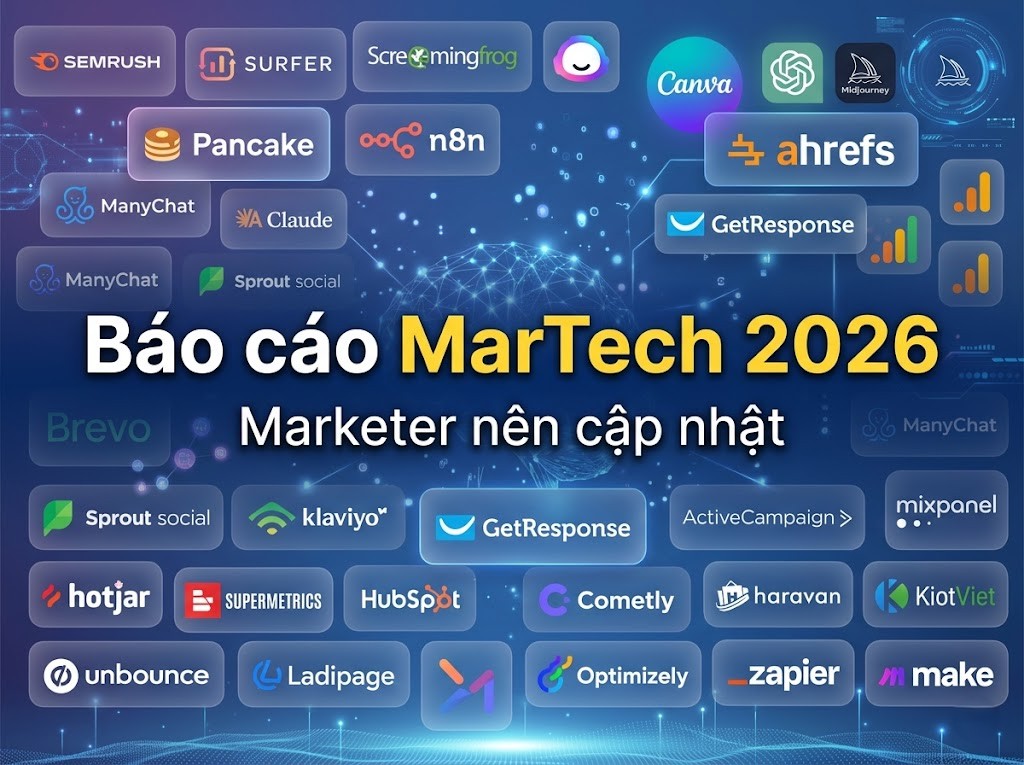 Báo cáo MarTech 2026 các công cụ Digital Marketing