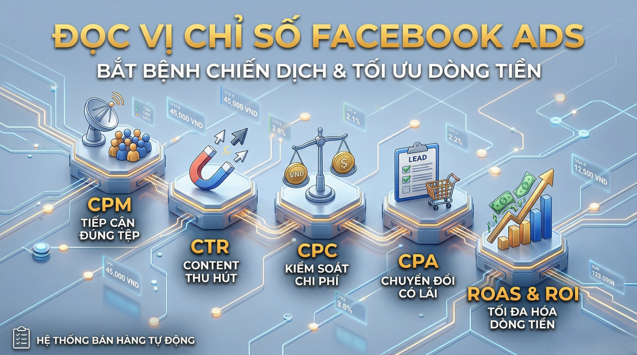 Đọc Vị Chỉ Số Quảng Cáo Facebook: 12 Cách Bắt Bệnh Chiến Dịch Đang Lỗ
