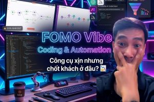 FOMO Vibe Coding & Automation: Công cụ xịn nhưng chốt khách ở đâu?